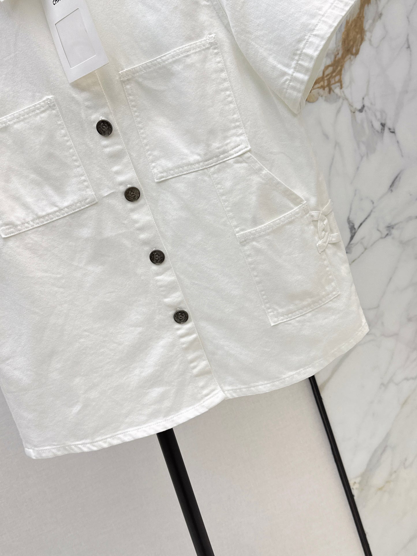 26ss Denim Short-Sleeve Shirt