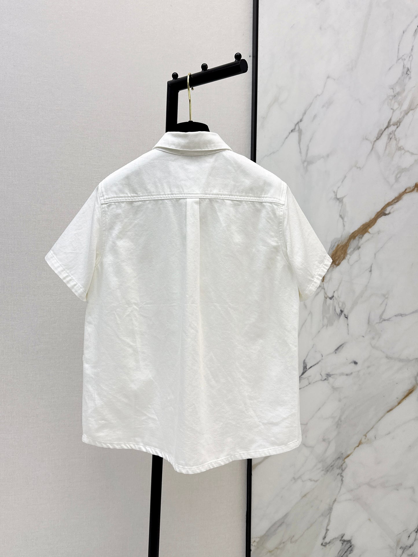 26ss Denim Short-Sleeve Shirt