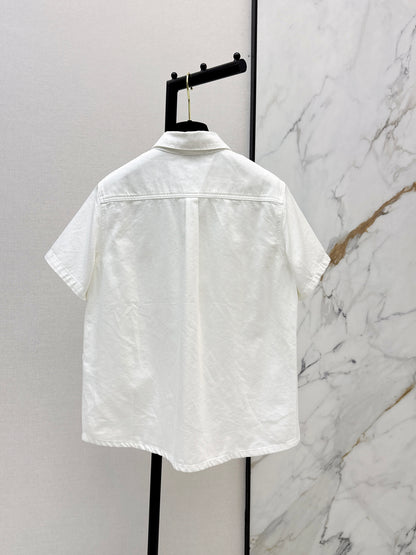 26ss Denim Short-Sleeve Shirt