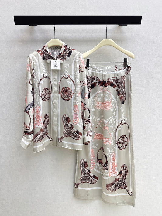26ss Printed Shirt/Long Pants