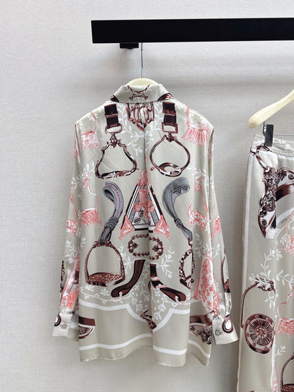 26ss Printed Shirt/Long Pants