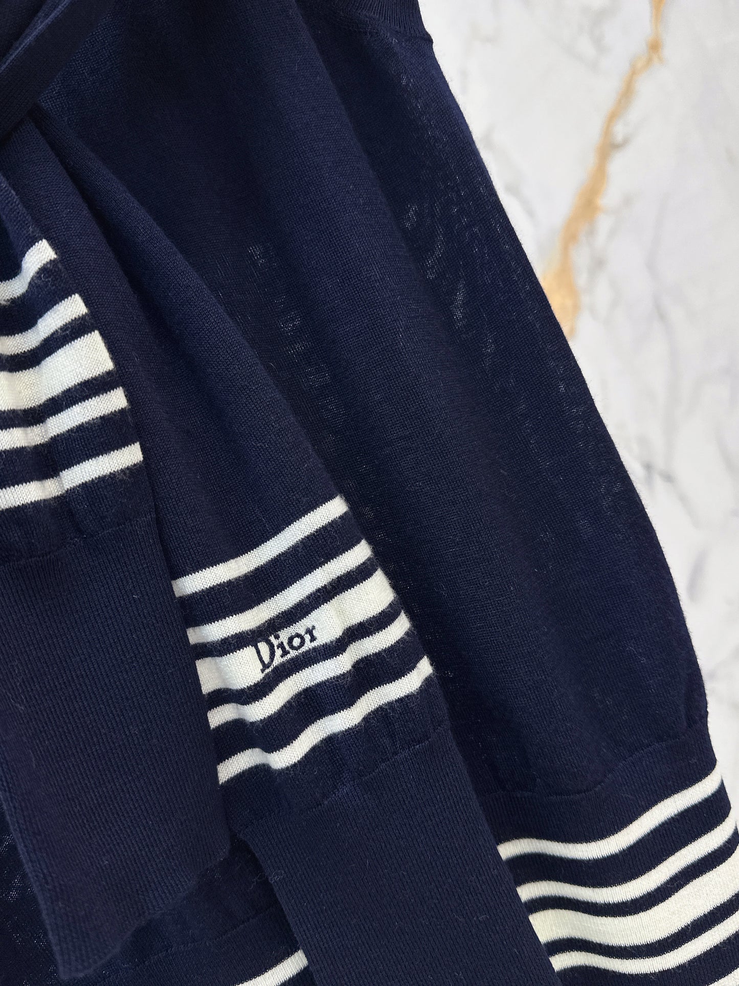 26ss Navy-style temperament faux layered vest