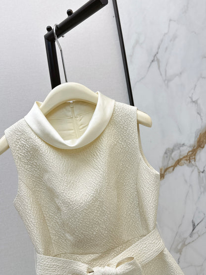 26ss Jacquard Sleeveless Dress