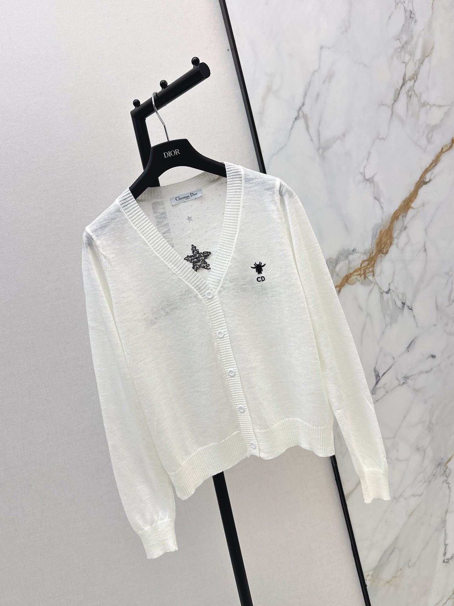 26ss Jacquard V-neck Cardigan