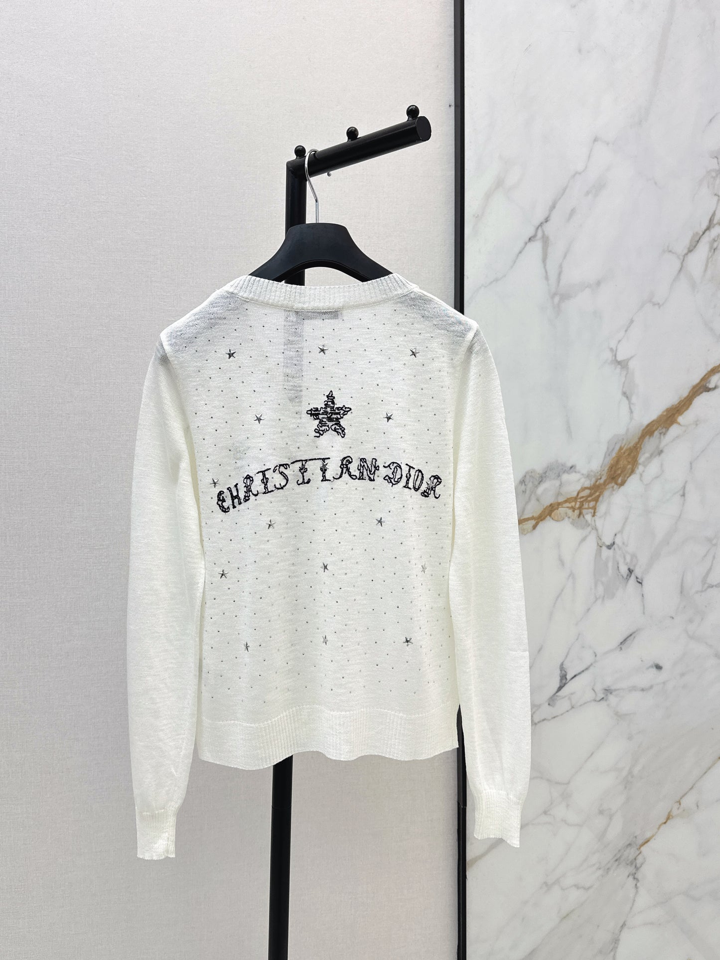 26ss Jacquard V-neck Cardigan