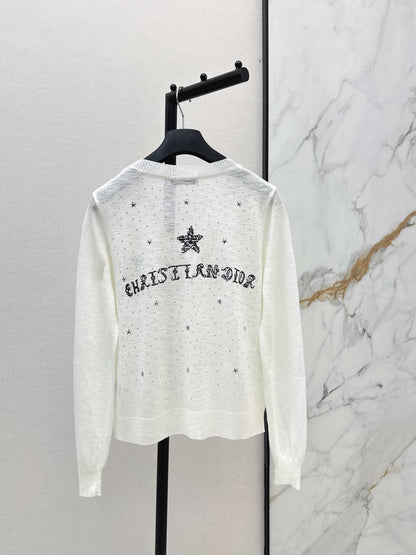 26ss Jacquard V-neck Cardigan