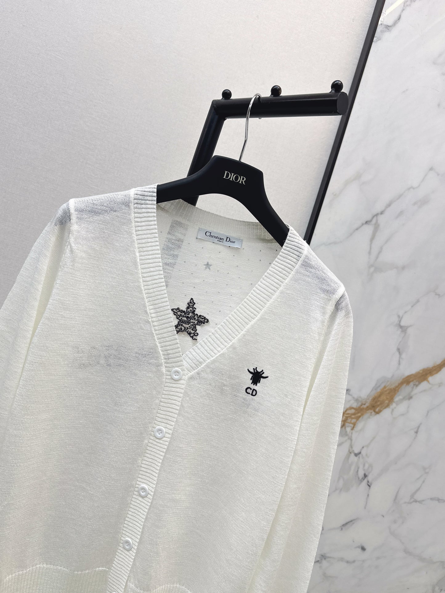 26ss Jacquard V-neck Cardigan