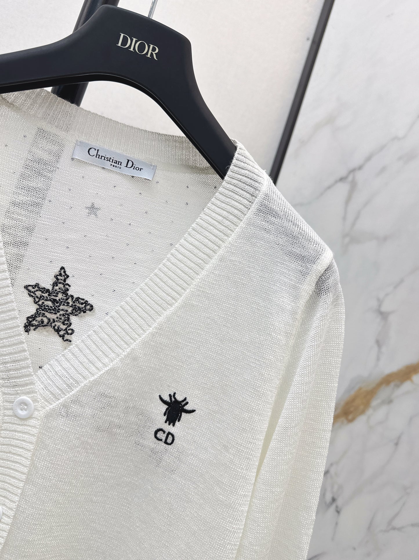 26ss Jacquard V-neck Cardigan