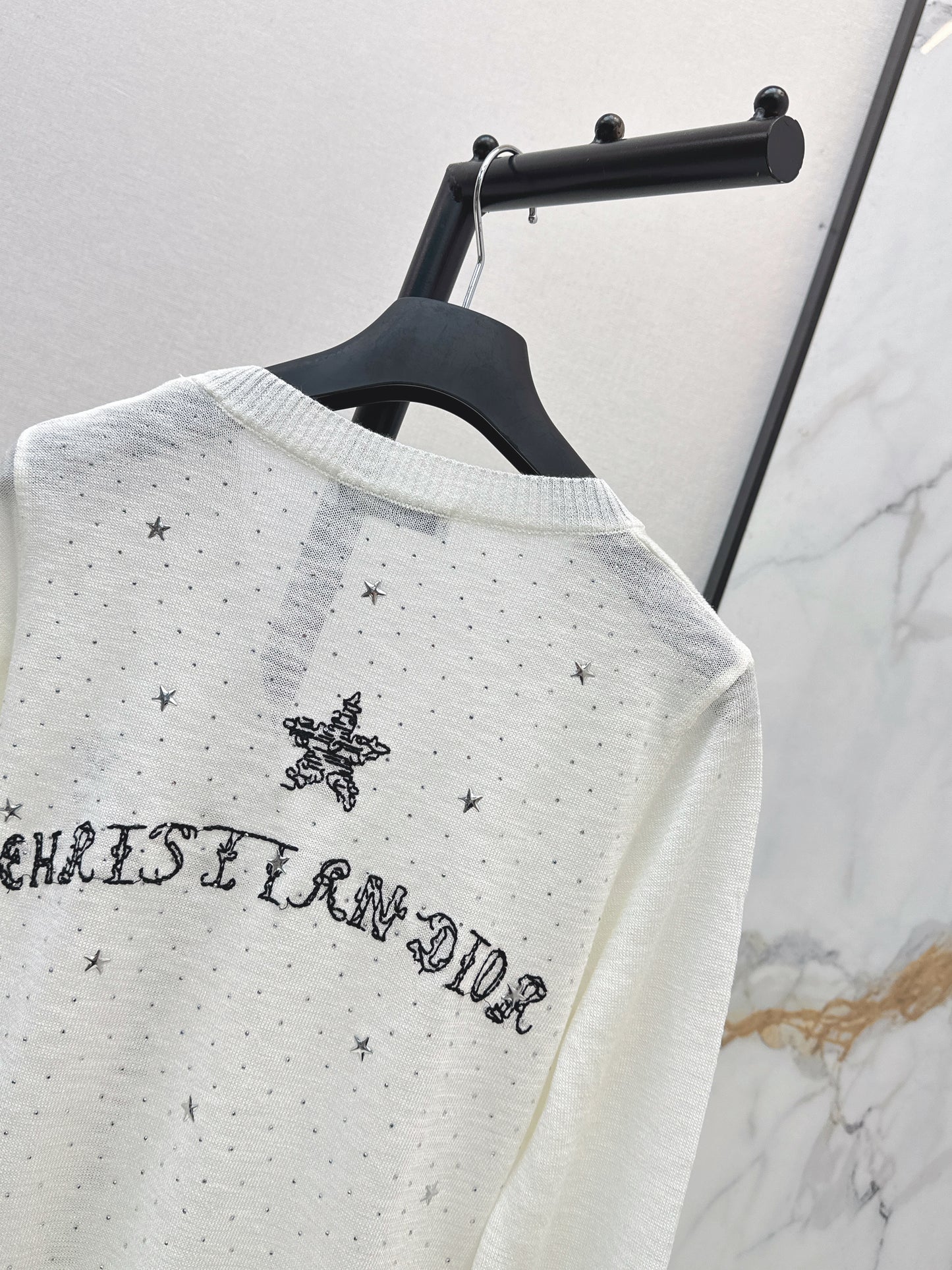 26ss Jacquard V-neck Cardigan