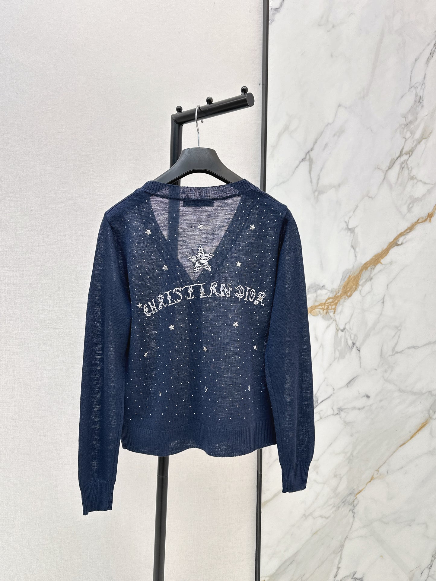 26ss Jacquard V-neck Cardigan