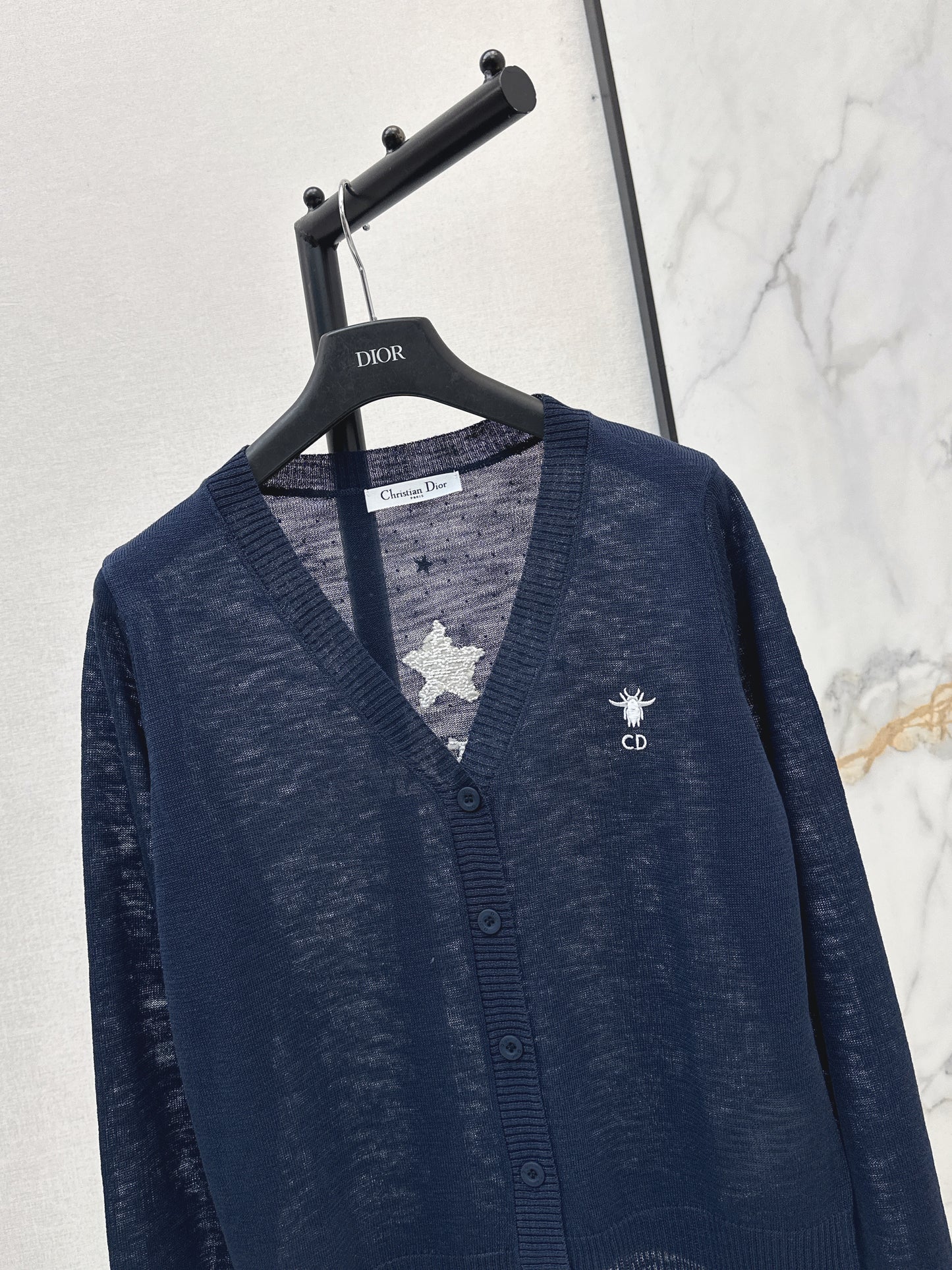 26ss Jacquard V-neck Cardigan