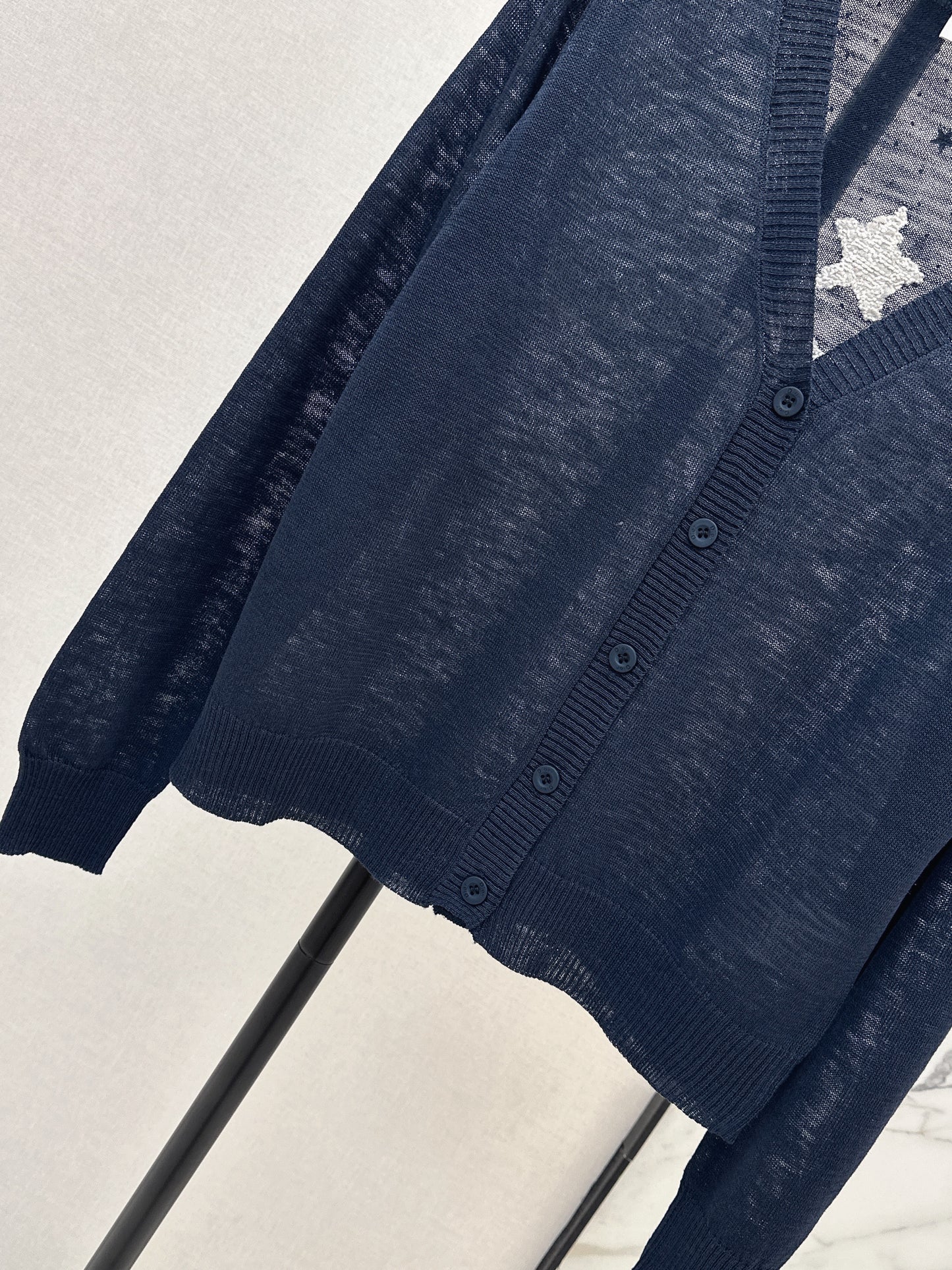 26ss Jacquard V-neck Cardigan