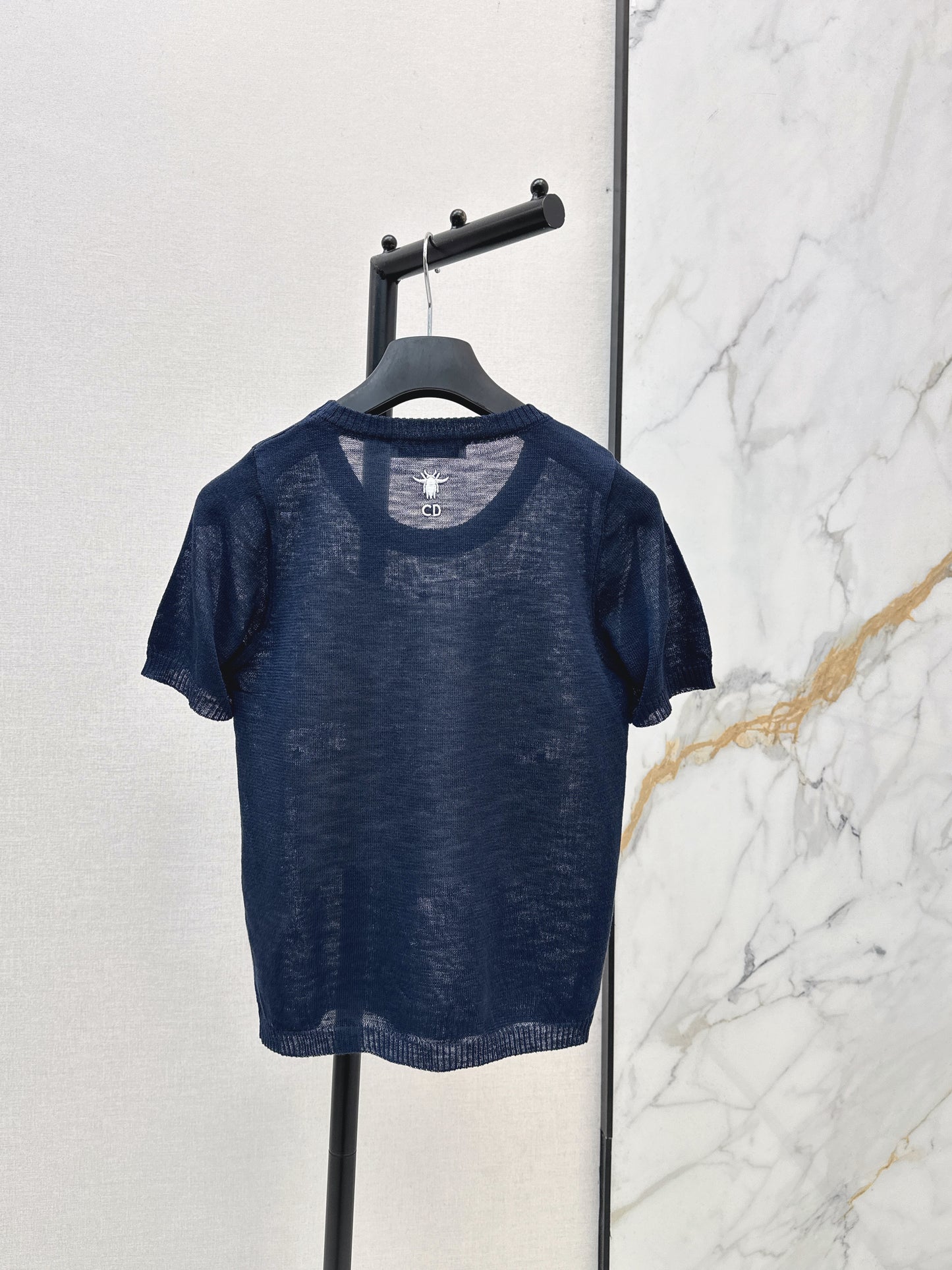 26ss Embroidered Knit T-shirt
