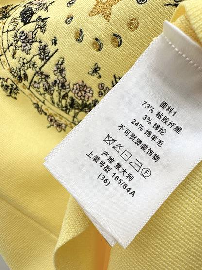 26ss Letter-print jacquard knit vest