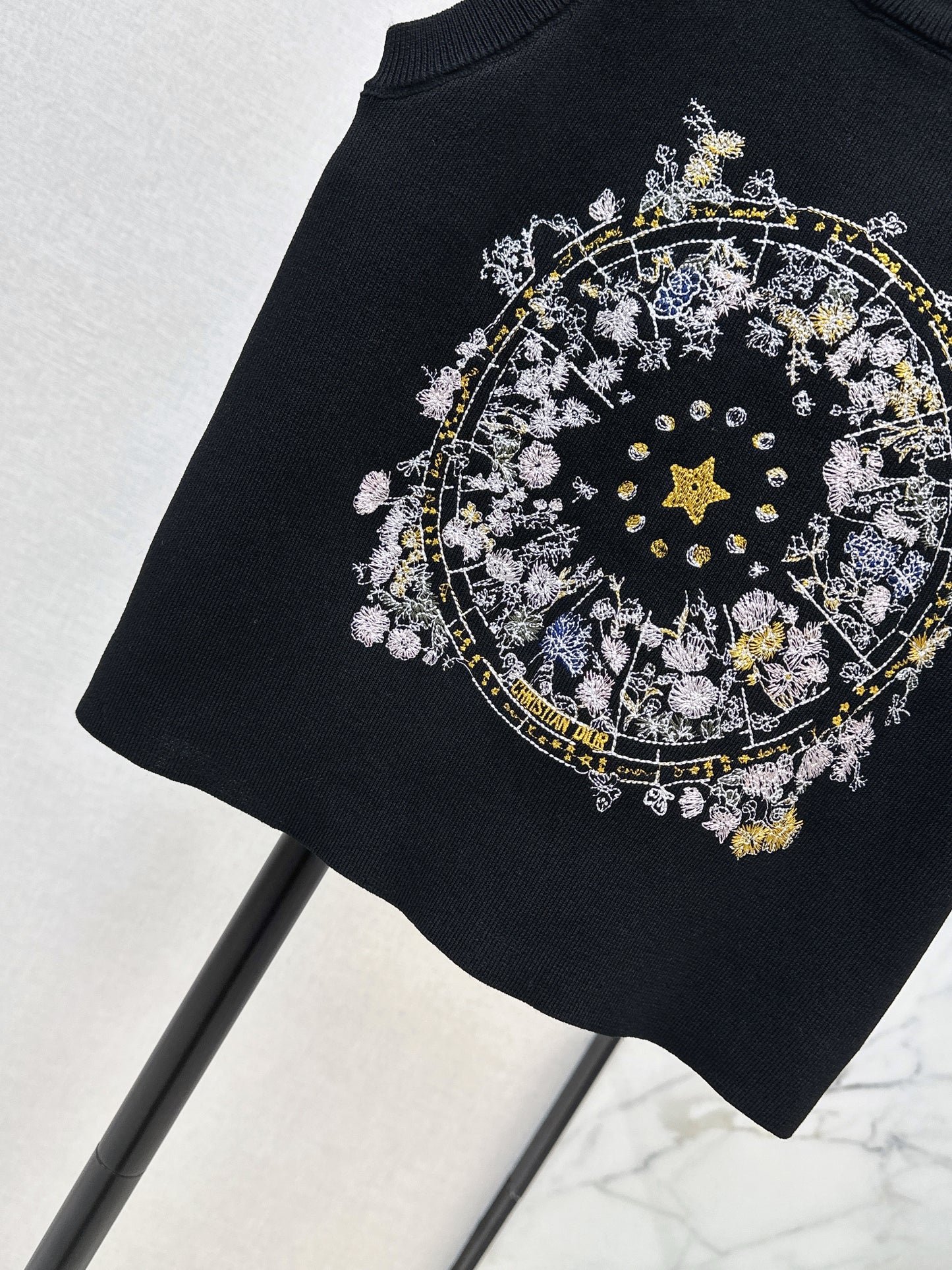 26ss Letter-print jacquard knit vest