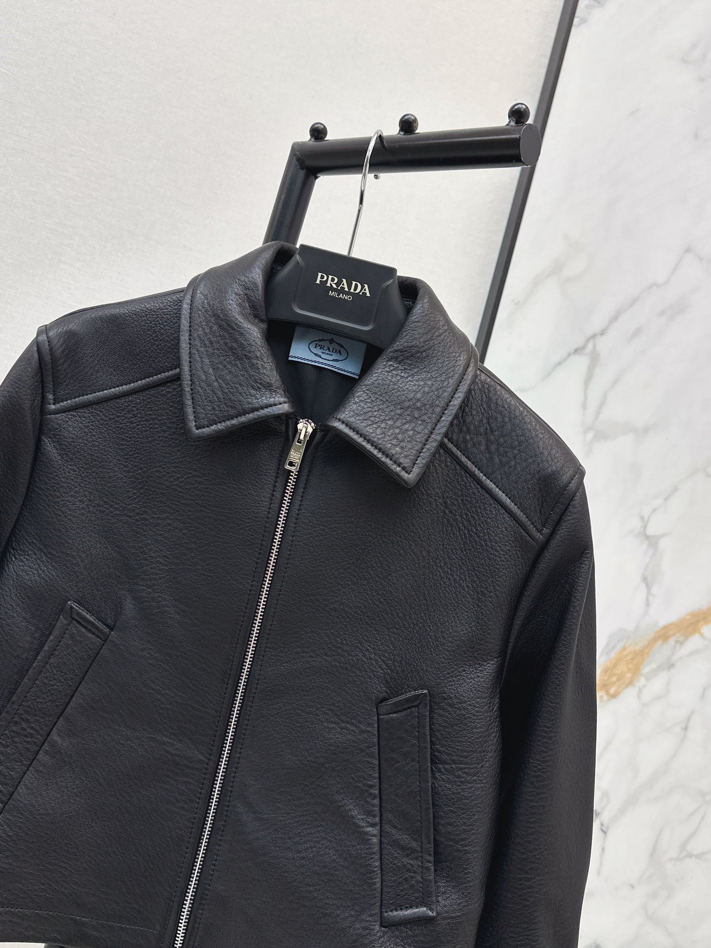 26ss Leather Jacket