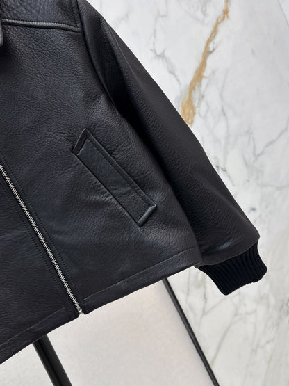 26ss Leather Jacket