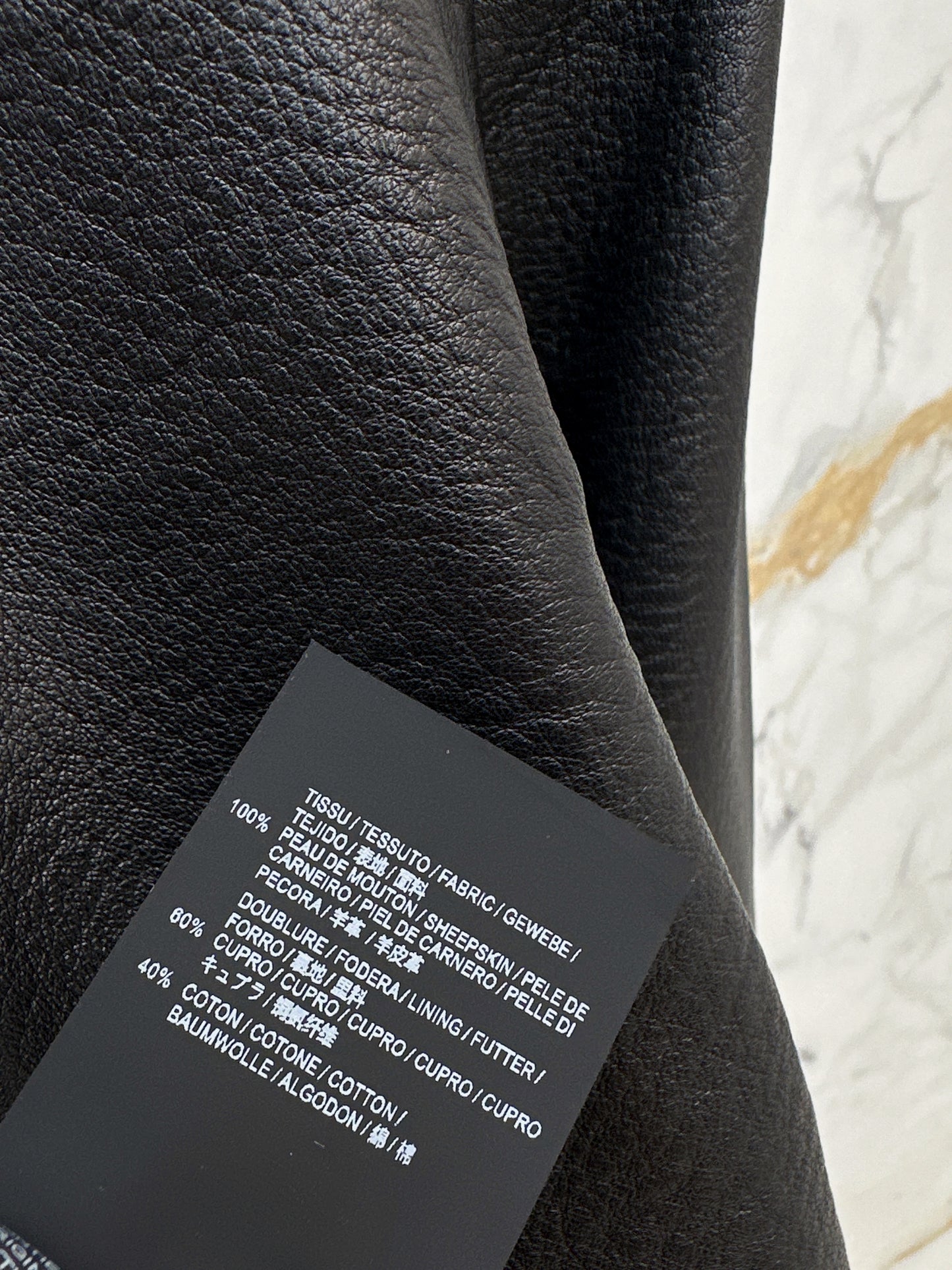 26ss Leather Jacket