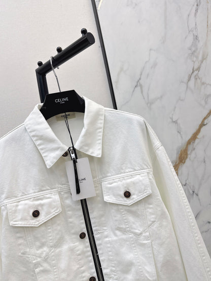 26ss Double-zip denim jacket