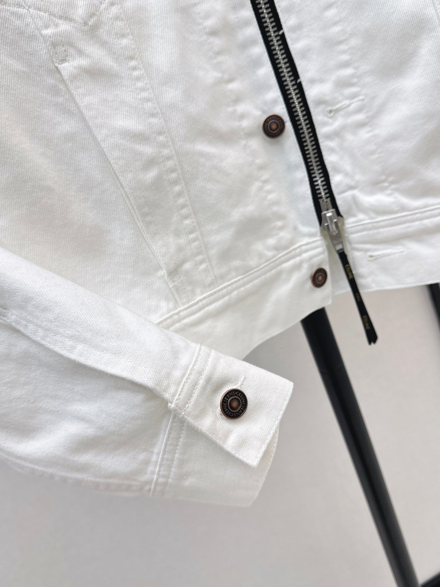 26ss Double-zip denim jacket