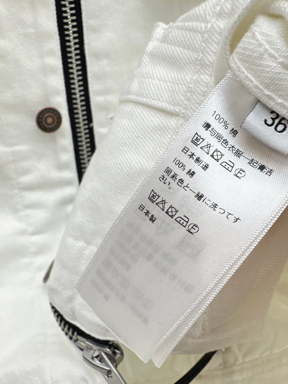 26ss Double-zip denim jacket
