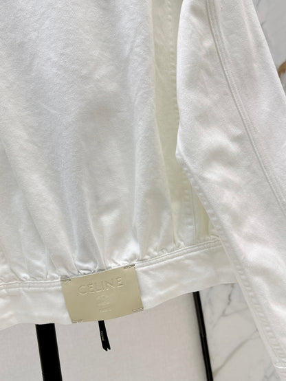26ss Double-zip denim jacket