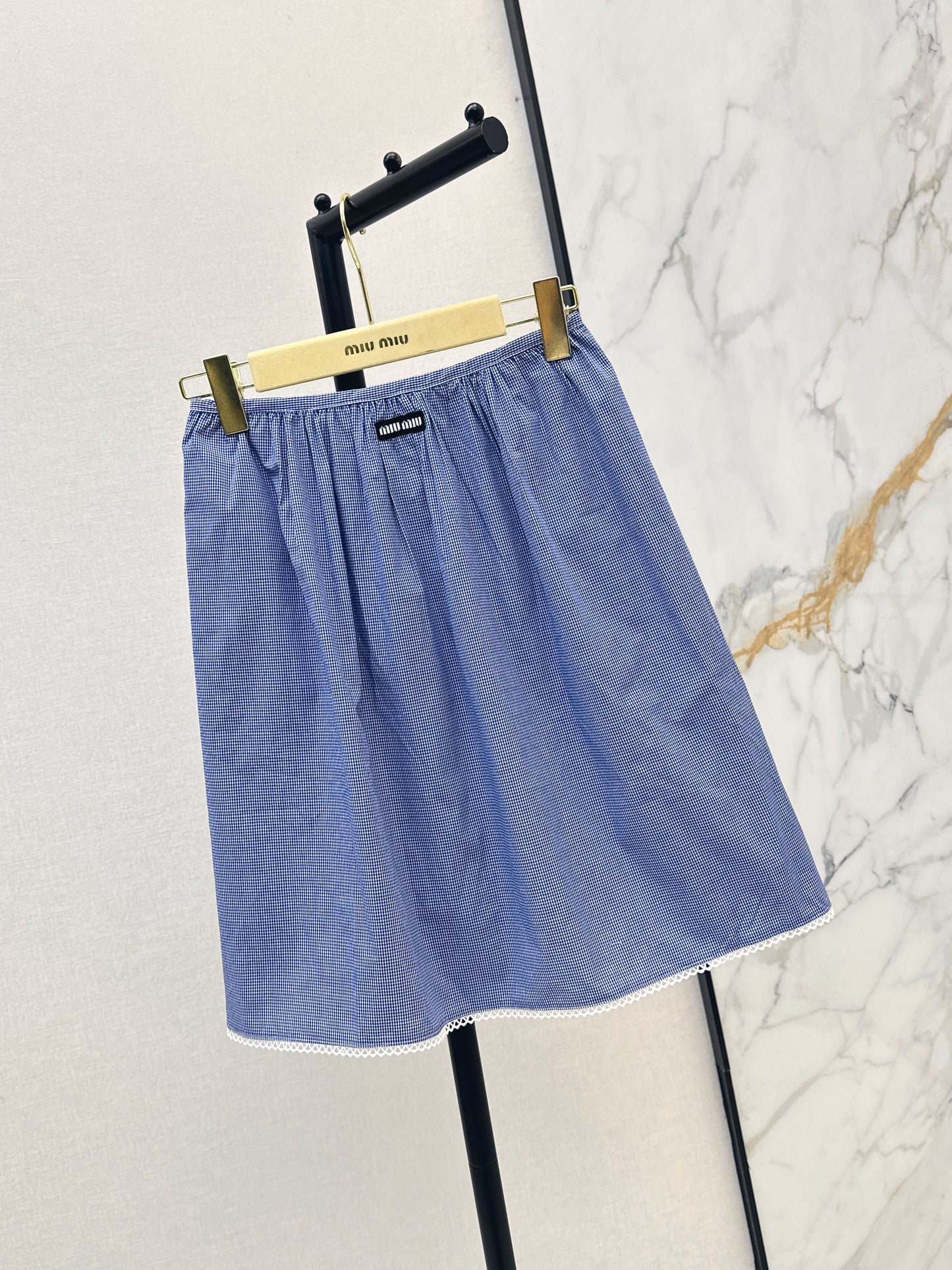 26ss Preppy Style Midi Skirt