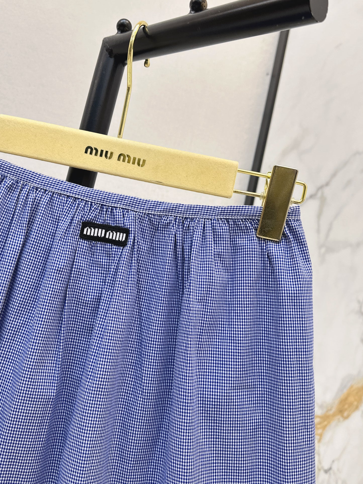 26ss Preppy Style Midi Skirt