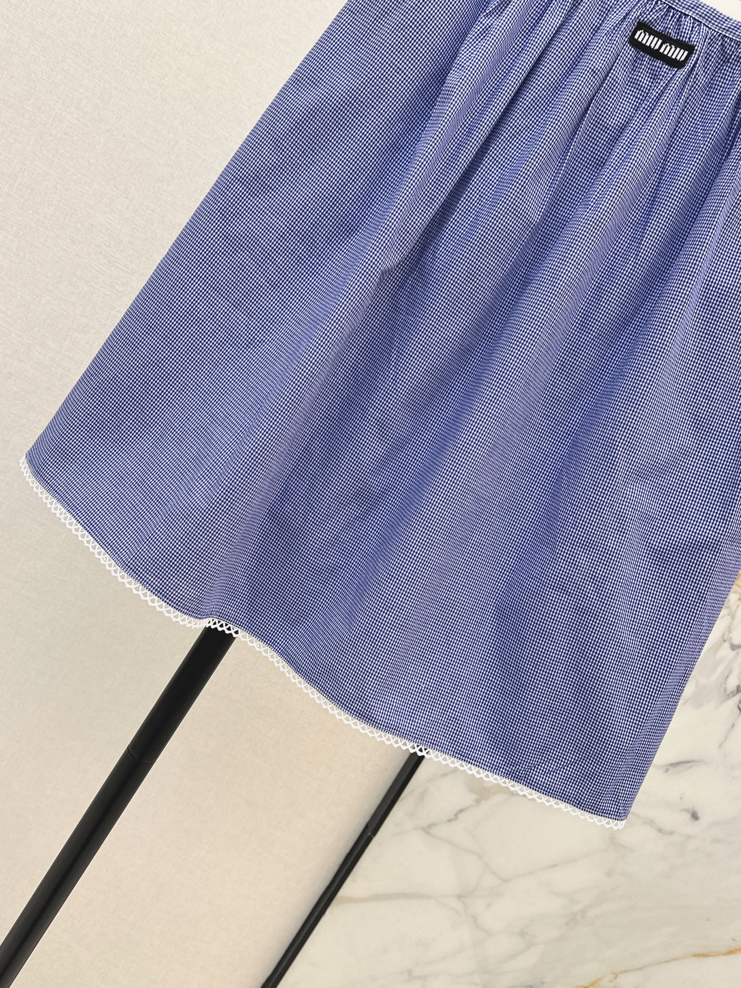 26ss Preppy Style Midi Skirt