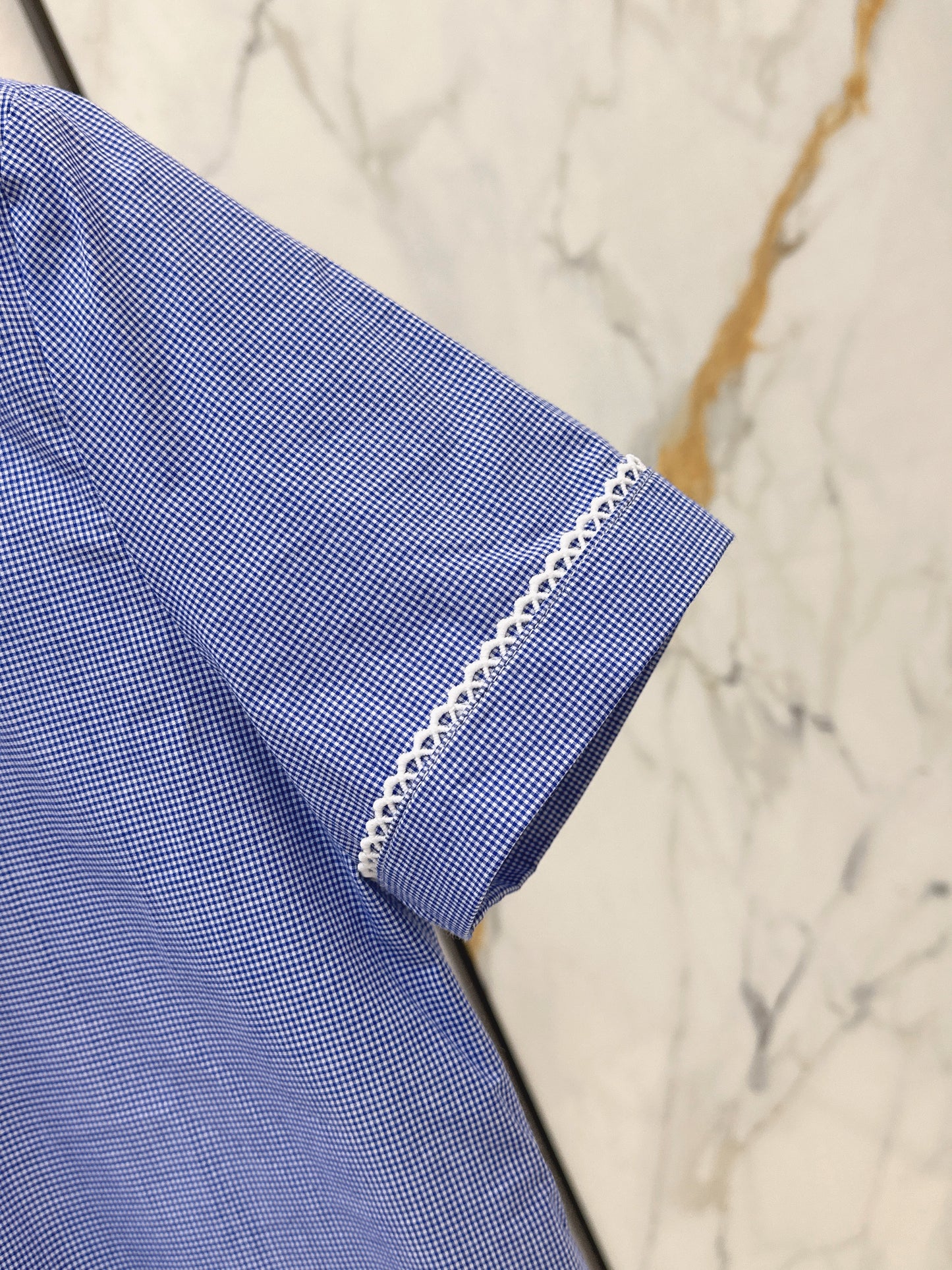 26ss Peter Pan Collar Short-Sleeve Shirt