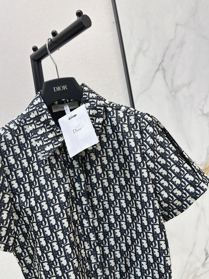 26ss Jacquard Pleated Dress