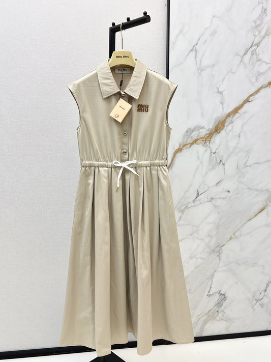 26ss Collared Long Dress