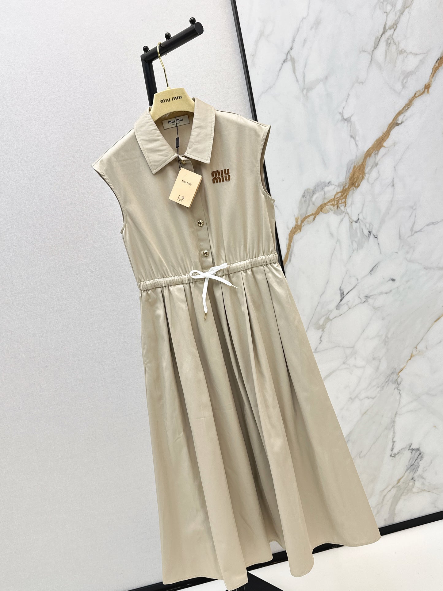 26ss Collared Long Dress
