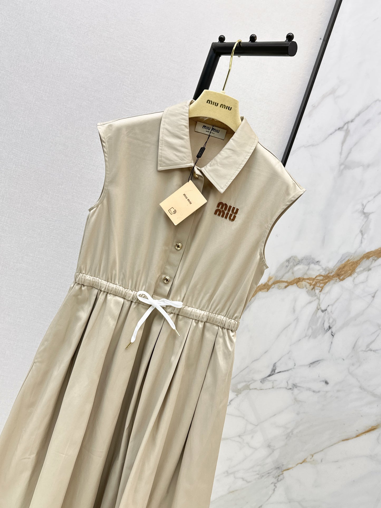 26ss Collared Long Dress