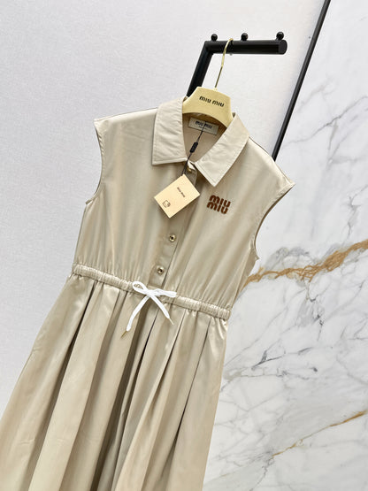 26ss Collared Long Dress