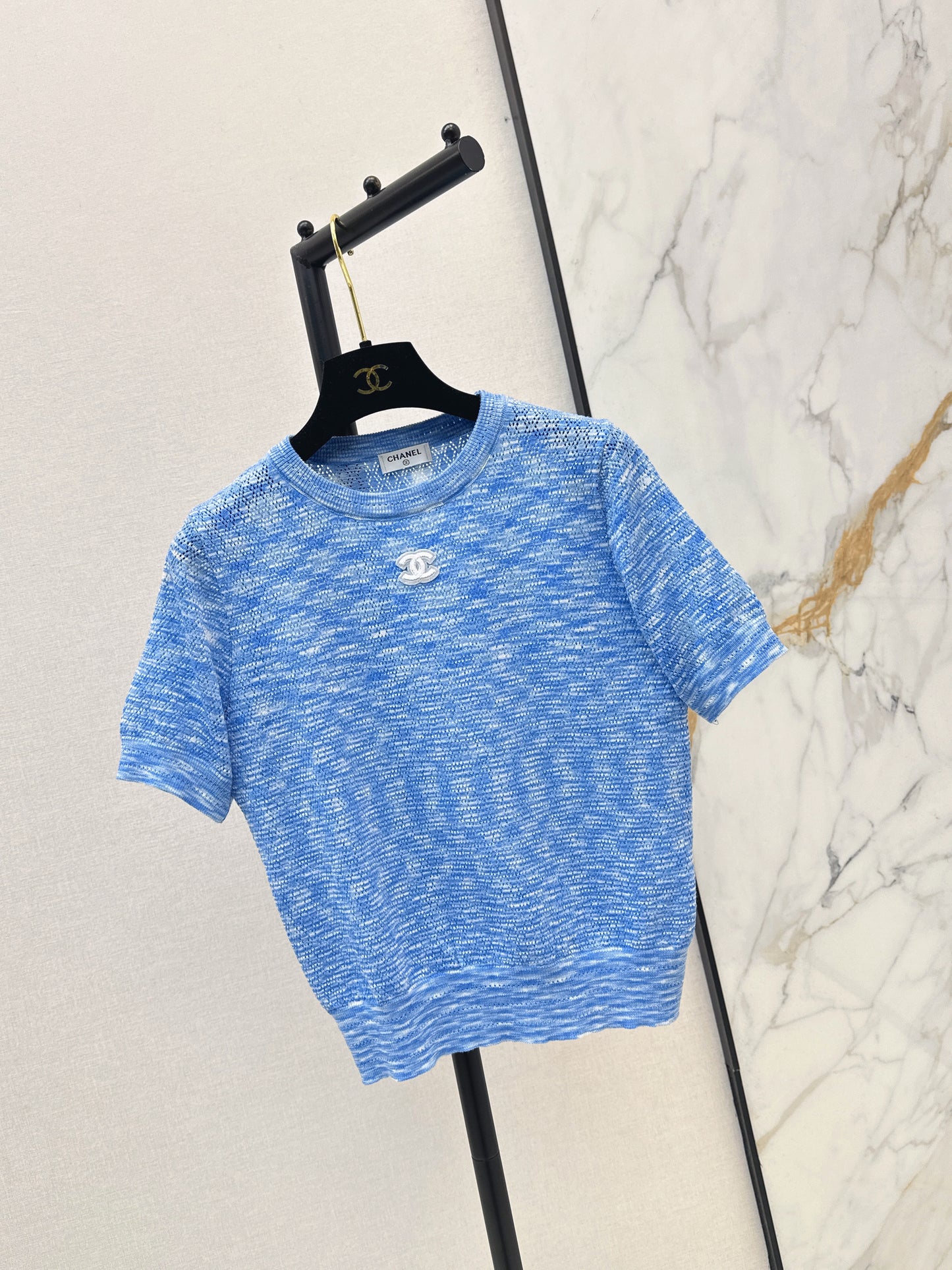 26ss Striped Knit T-Shirt