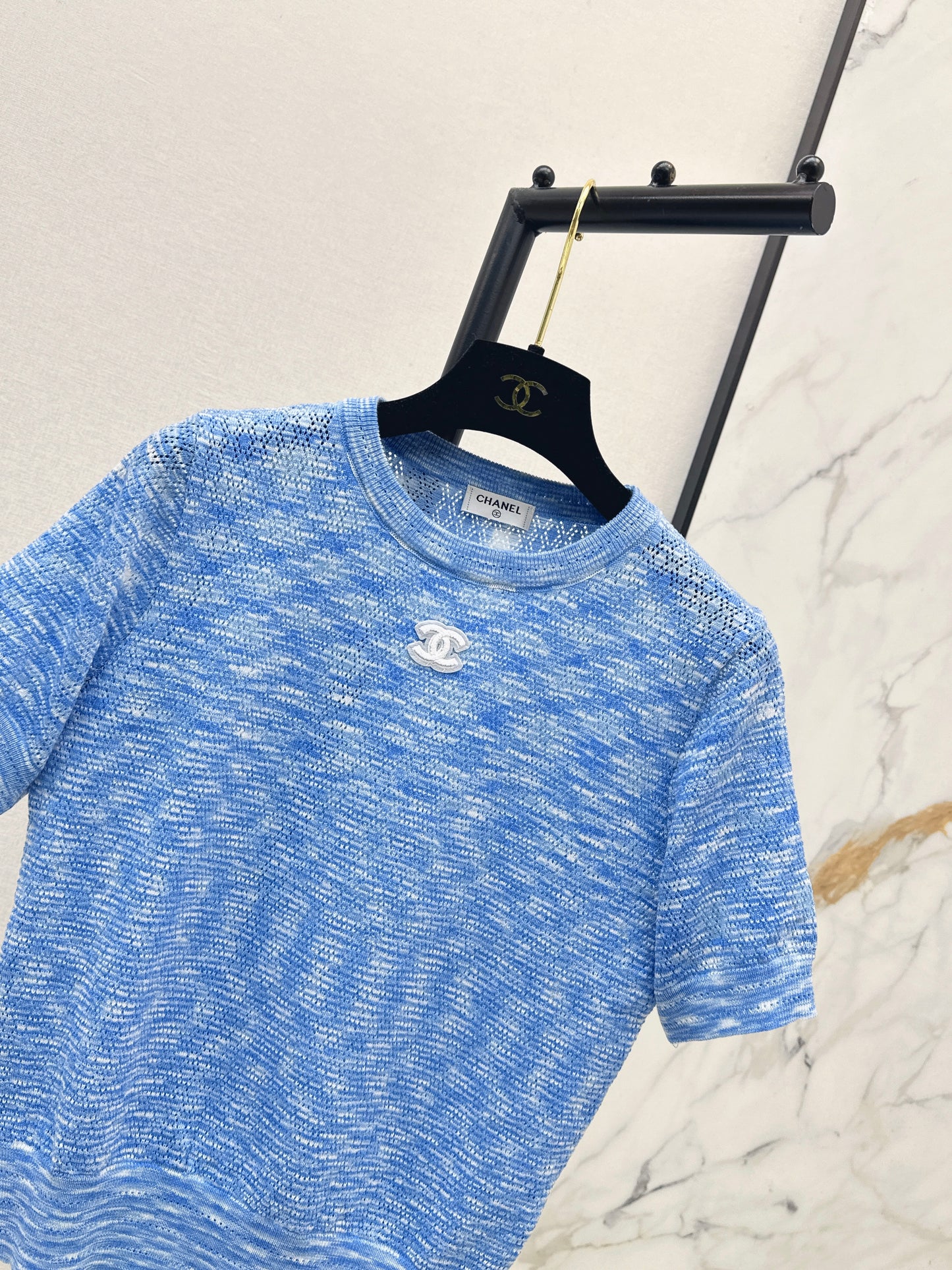 26ss Striped Knit T-Shirt