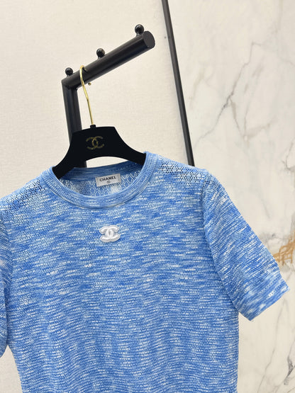26ss Striped Knit T-Shirt