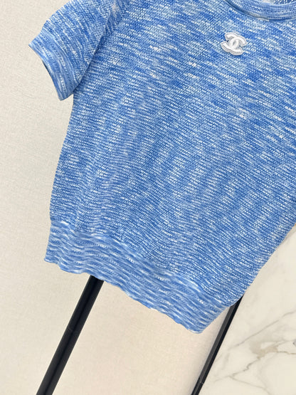 26ss Striped Knit T-Shirt