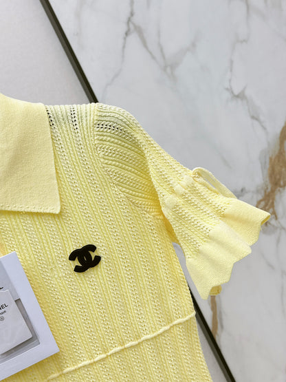 26ss Knitted Short-Sleeve T-Shirt