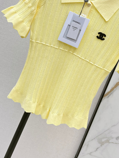 26ss Knitted Short-Sleeve T-Shirt