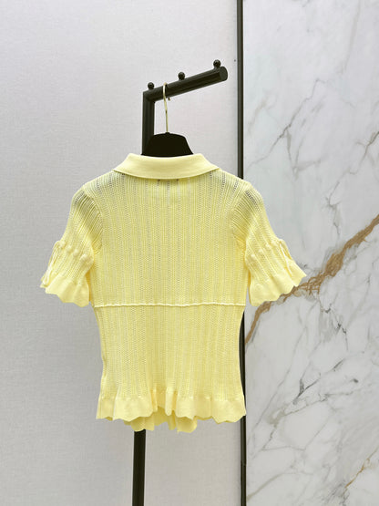 26ss Knitted Short-Sleeve T-Shirt