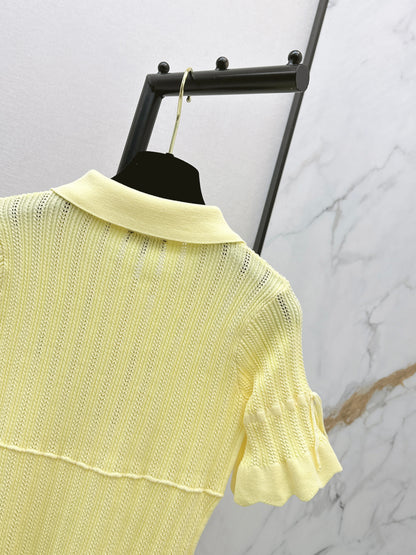 26ss Knitted Short-Sleeve T-Shirt
