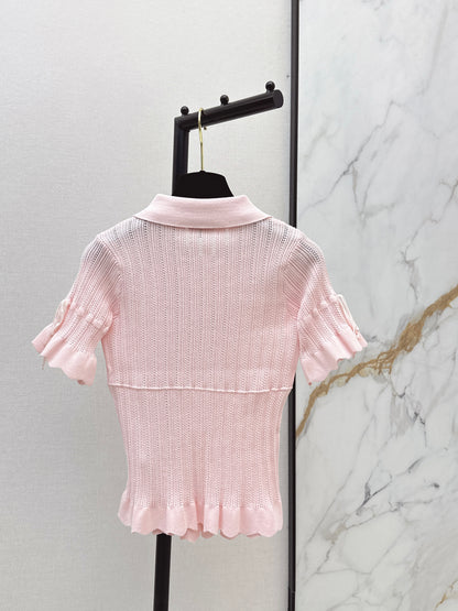 26ss Knitted Short-Sleeve T-Shirt