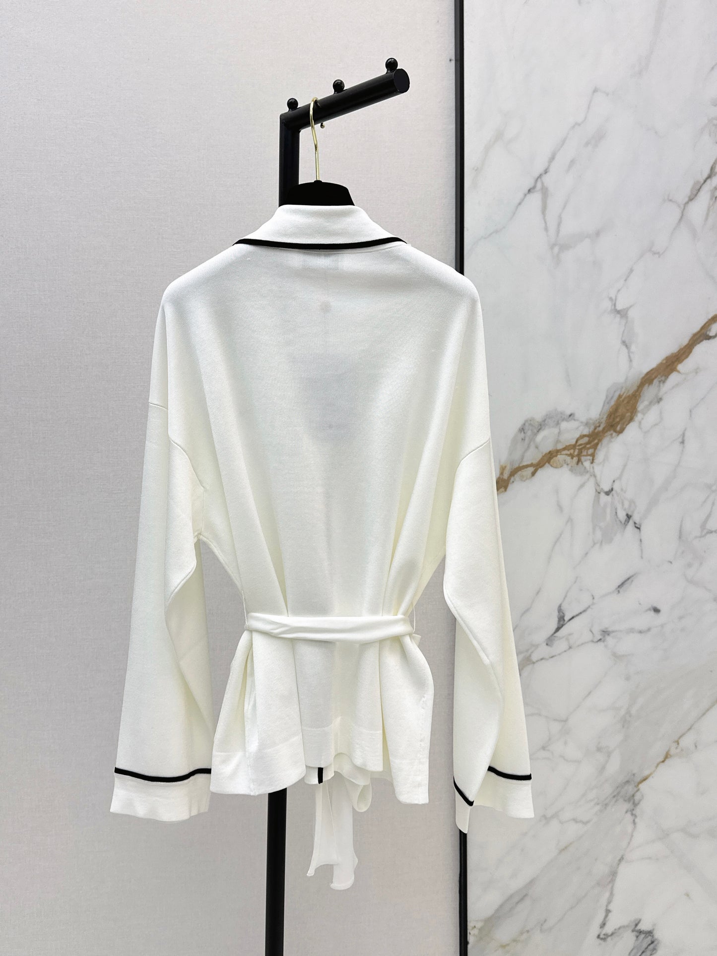 26ss Letter Embroidered Cardigan / Knitted Casual Pants