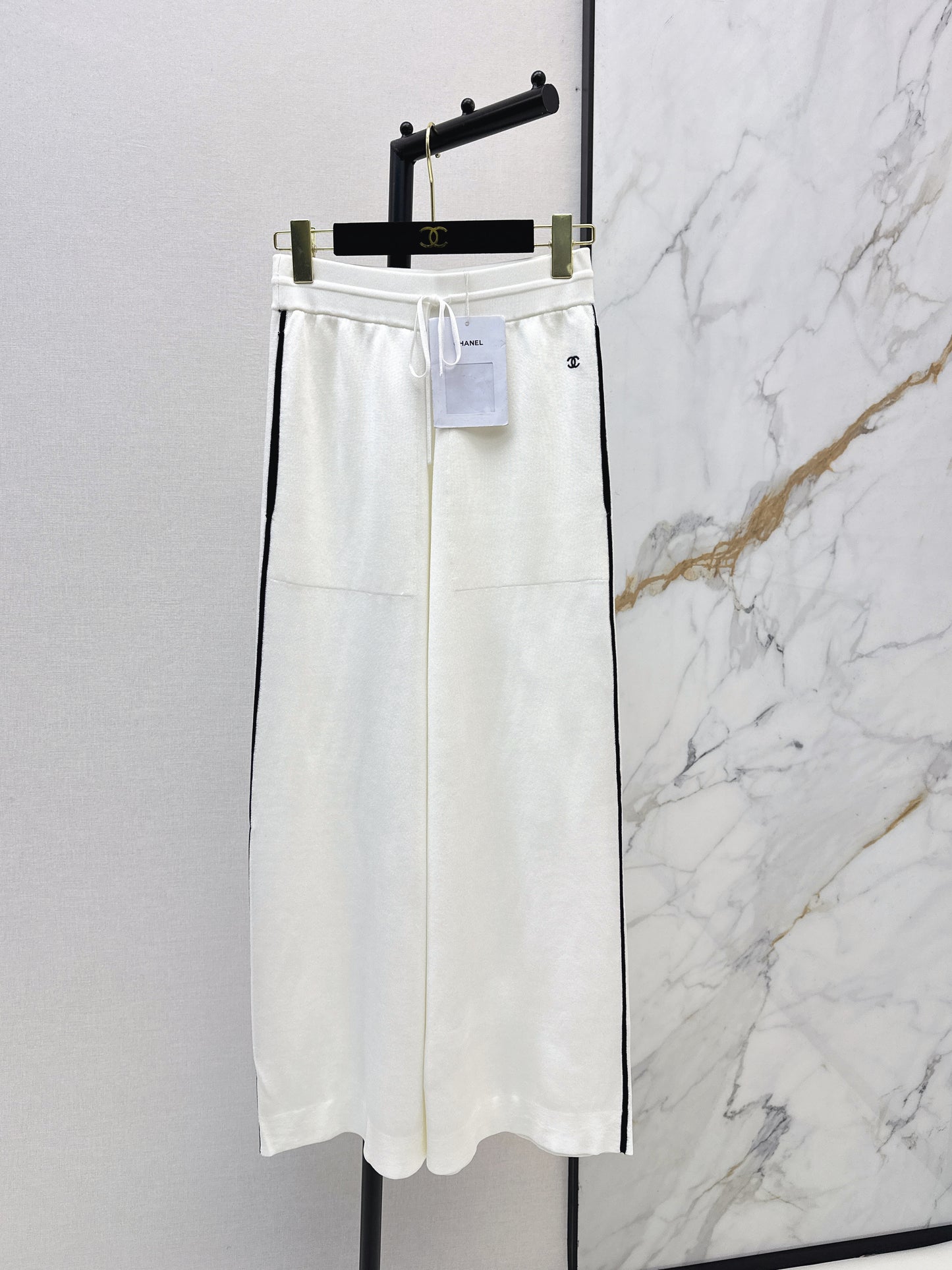 26ss Letter Embroidered Cardigan / Knitted Casual Pants