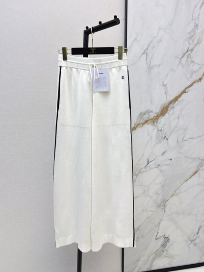 26ss Letter Embroidered Cardigan / Knitted Casual Pants