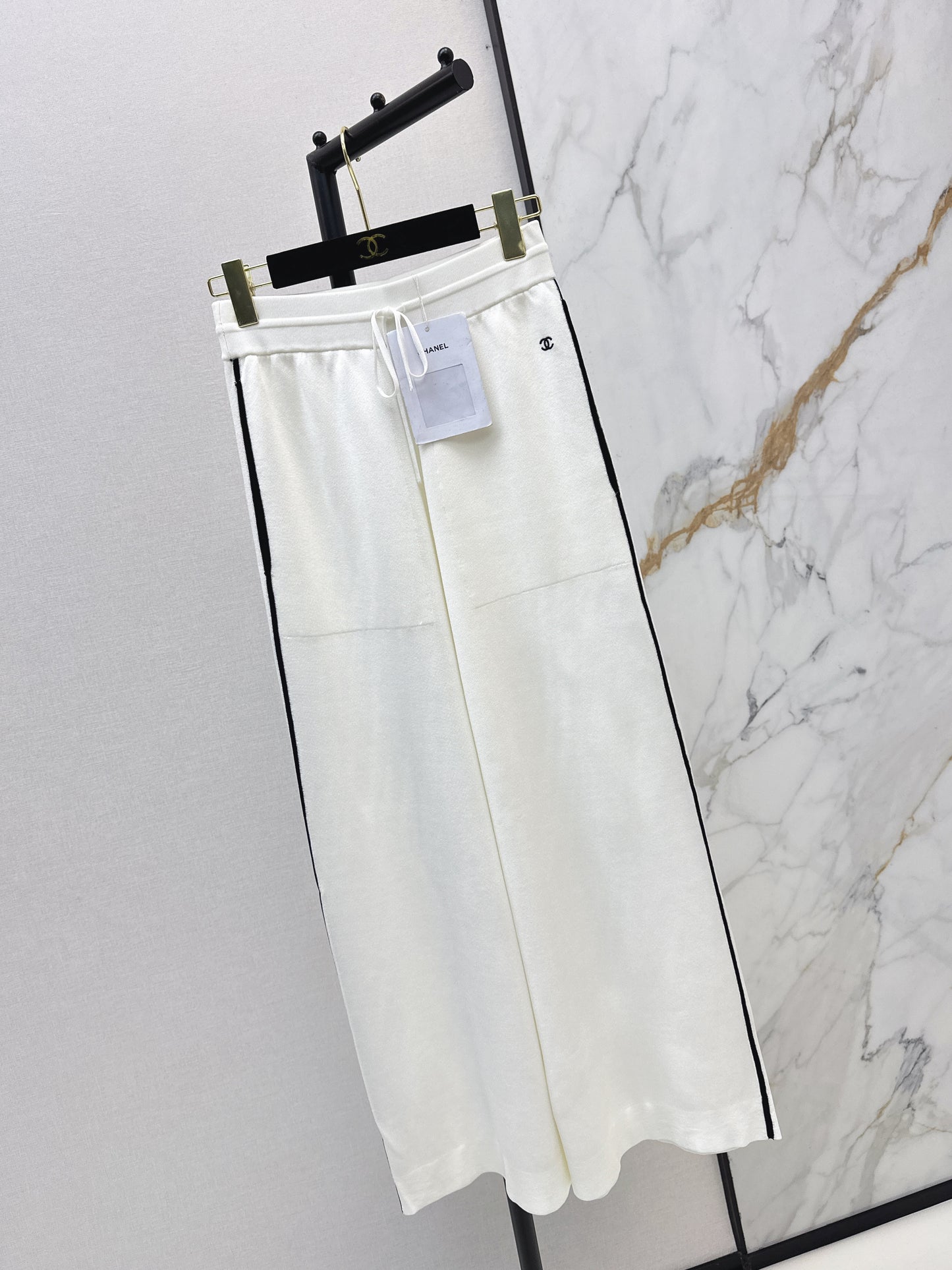 26ss Letter Embroidered Cardigan / Knitted Casual Pants