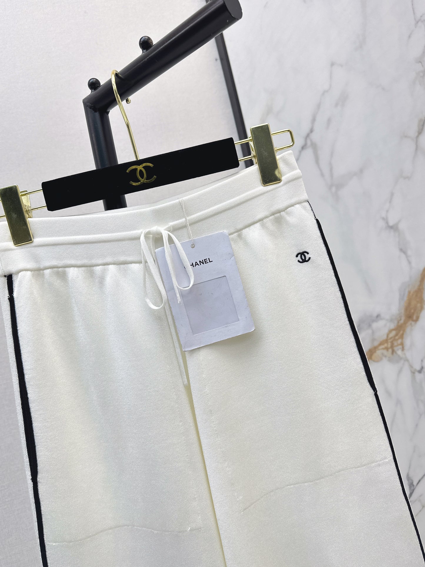 26ss Letter Embroidered Cardigan / Knitted Casual Pants