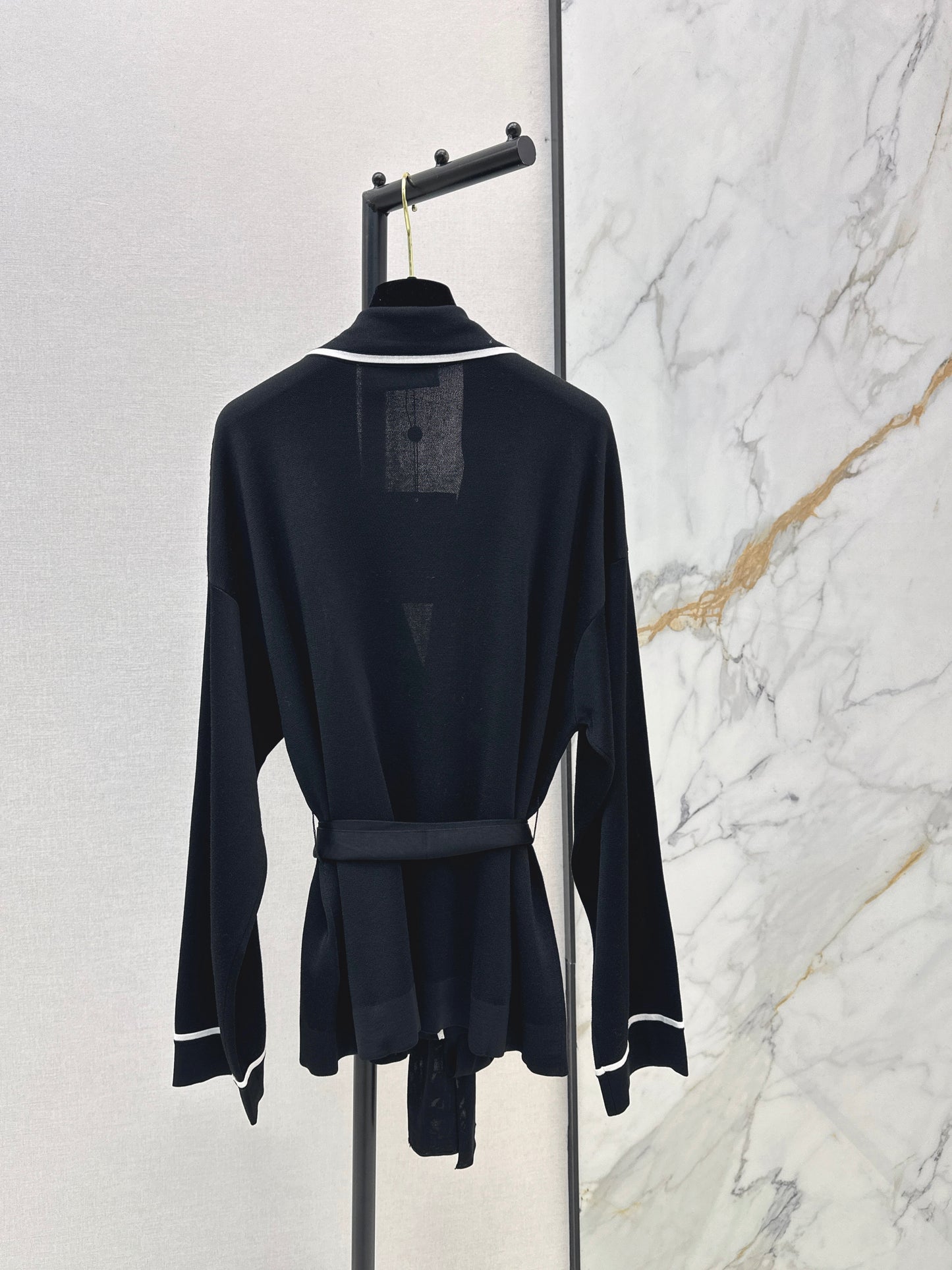 26ss Letter Embroidered Cardigan / Knitted Casual Pants